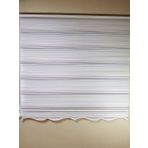 BBB MZ469 Pliseli Zebra MürdümBeyaz 200x200 cm Stor Perde