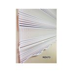 BBB MZ480-8605480592794 Pliseli Beyaz Zebra 120x260 cm Stor Perde