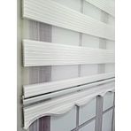 BBB MZ483 Mikro Pliseli Zebra Beyaz 130x260 cm Stor Perde