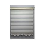BBB MZ484 Mikro Pliseli Zebra Krem 90x200 cm Stor Perde