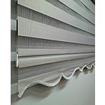 BBB MZ510 Brillant Gri Krem 80x200 cm Stor Perde