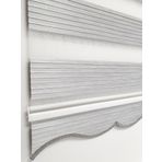 BBB MZ725 Simli Renk Geçişli Gri 110x200 Stor Zebra Perde