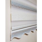 BBB MZ725 Simli Renk Geçişli Gri 130x260 Stor Zebra Perde