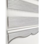 BBB MZ725 Simli Renk Geçişli Gri 90x200 Stor Zebra Perde