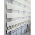 BBB Pliseli Stor Zebra Perde 3 Renk Seçeneği 250x260 Ekru