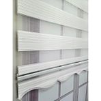 BBB Pliseli Stor Zebra Perde Sert Plastik Kasalı - Beyaz - 190 x 260 cm