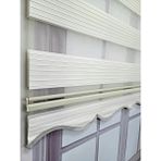 BBB Pliseli Stor Zebra Perde Sert Plastik Kasalı - Ekru - 190 x 200 cm