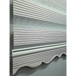 BBB Pliseli Zebra Stor Perde Sert Plastik Kasalı - 90 x 200 cm - Koyu Krem