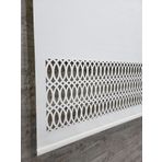 BBB Stor Perde Desenli Lazer Kesim Kalın Kumaşlı KREM ML103 220x260