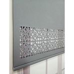 BBB Stor Perde Desenli Lazer Kesim Kalın Kumaşlı ML104 - 100 x 200 cm - Antrasit