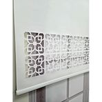 BBB Stor Perde Desenli Lazer Kesim Kalın Kumaşlı Ml105 230X260 Beyaz