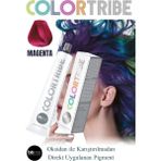 Bbcos Colortribe Direkt Saç Renklendirici Saç Boyası - Magenta - Oksidansız Yoğun Pigment 100 ml