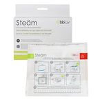 bblüv Steäm – Mikrodalgada Biberon Temizleyici, Buharlı, Paket Başına 120 Kullanım, Tekrar Kullanılabilir, BPA İçermez, Biberon Temizleyici, Hızlı ve Kolay