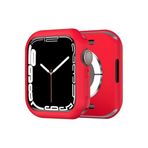 bbtech Apple Watch 3/2/1 Seri Uyumlu 42mm Ince Yumuşak Silikon Çerçeve Ve Alt Kasa Koruyucu Kılıf;Kırmızı