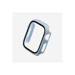 bbtech Apple Watch 7./8./9. Nesil Uyumlu 41 mm Kasa Koruyuculu Camlı Ekran Koruyucu;Mavi