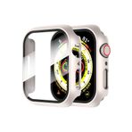bbtech Apple Watch Ultra/Ultra 2 Uyumlu 49 mm Kasa Koruyuculu Camlı Ekran Koruyucu;Gümüş