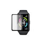 bbtech Huawei Band 6 ile Uyumlu Esnek Polymer Nano Kırılmaz Ekran Koruyucu;Şeffaf