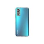 bbtech Huawei P Smart 2021 Şeffaf Kamera Korumalı Süper Silikon Kılıf;Şeffaf