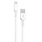 bbtech iPhone 14/13/12/11/X/8/7/6 Serileri ile Uyumlu USB to Lightning 3.0A 18W Hızlı Şarj ve Data Kablosu;Beyaz,AİRBGT-UO1
