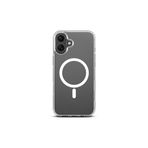 bbtech iPhone 16 ile Uyumlu Kablosuz Şarj Magsafe Özellikli Şeffaf Silikon Kılıf;Şeffaf