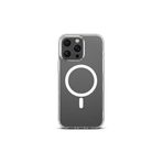 bbtech iPhone 16 Pro ile Uyumlu Kablosuz Şarj Magsafe Özellikli Şeffaf Silikon Kılıf;Şeffaf