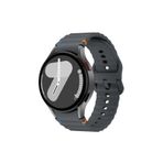 bbtech Samsung Galaxy Watch 4 5 6 7 FE Classic Turuncu Mavi Dalga Desen Silikon Kordon 40/42/43/44/46/47mm