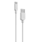 bbtech Samsung-Huawei-Xiaomi Tüm Android Telefonlar 18W 3.0A USB-A to Micro USB Hızlı Şarj ve Data Kablosu;Beyaz
