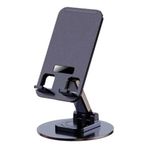 bbtech T11 360° Dönebilen Ayarlanabilir Katlanır Masa Üstü Telefon & Tablet Standı Telefon Tutucu Holder;Siyah