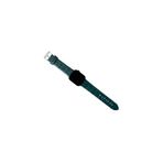 bbtech Watch 3 4 5 6 7 8 Se Nike Modellerine Uygun 38-40-41 Mm Deri Kordon Kayış;Koyu Yeşil