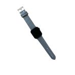 bbtech Watch 3 4 5 6 7 8 Se Nike Modellerine Uygun 42-44-45mm Deri Kordon Kayış;Gri