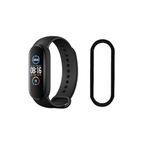 bbtech Xiaomi Mi Band 5 ile Uyumlu Esnek Polymer Nano Kırılmaz Ekran Koruyucu;Şeffaf