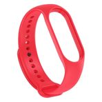 bbtech Xiaomi Mi Band 7 ile Birebir Tam Uyumlu Esnek Değiştirilebilir Renkli Silikon Akıllı Bileklik Kordon;Kırmızı