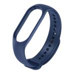 bbtech Xiaomi Mi Band 7 ile Birebir Tam Uyumlu Esnek Değiştirilebilir Renkli Silikon Akıllı Bileklik Kordon;Lacivert