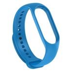 bbtech Xiaomi Mi Band 7 ile Birebir Tam Uyumlu Esnek Değiştirilebilir Renkli Silikon Akıllı Bileklik Kordon;Mavi