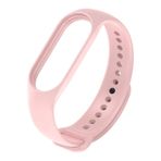 bbtech Xiaomi Mi Band 7 ile Birebir Tam Uyumlu Esnek Değiştirilebilir Renkli Silikon Akıllı Bileklik Kordon;Pudra Pembe
