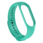 bbtech Xiaomi Mi Band 7 ile Birebir Tam Uyumlu Esnek Değiştirilebilir Renkli Silikon Akıllı Bileklik Kordon;Turkuaz