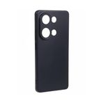 bbtech Xiaomi Redmi Note 13 Pro 4G ile Uyumlu Kamera Korumalı Esnek Silikon Telefon Kılıfı;Siyah