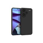 bbtech Xiaomi Redmi Note 13 Pro Plus 5G ile Uyumlu Kamera Korumalı Esnek Silikon Telefon Kılıfı;Siyah