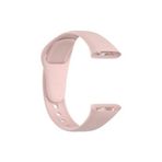 bbtech Xiaomi Redmi Watch 3 Akıllı Bileklik Saat Birebir Uyumlu Silikon Esnek Renkli Kordon;Pembe