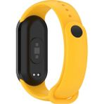 bbtech Xiaomi Smart Band 10/9/8 Uyumlu Silikon Kordon Mi Band 10/9/8 Esnek Spor Klasik Kayış - Sarı