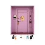 BBTISG Anahtar Kancaları Duvara Monte, Vintage Duvar Dekoru Kapı Anahtar Rafı Sevimli Anahtar Askıları Giriş Yolu, Banyo, Oturma Odası, Ofis için Ev Dekoru Hediyesi (Mor)