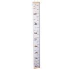 BBTISG Çocuk Boy Tablosu, 200 x 20 cm Kanvas Duvara Asılan Çocuk Büyüme Tablosu Çocuklar için Yükseklik Tablosu Boy Duvar Şeması Erkek Kız Bebek Yatak Odası Dekorasyonu (D)