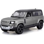 Bburago 1:24 2022 Land Rover Defender 110 Diecast Model Araba - Gri