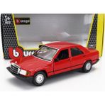 Bburago Burago 1/24 Mercedes Benz 190E 2.6 Model Araç - Kırmızı