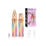 B&Ç Cosmetics Pink Bear Iki Başlıklı Kaş, Bıyık, Burun Ve Yanak Tüy Alma Makinesi-taşınabilir Simli Epilatör Usb