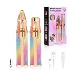 B&Ç Cosmetics Pink Bear Kaş, Bıyık, Burun ve Yanak Tüy Alma Makinesi USB ile Kuru Kullanım için Taşınabilir
