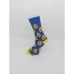 BC Fancy Socks Avokado Desenli Soket Çorap - Sarı/mavi - 36 - 43 - Sarı - Mavi