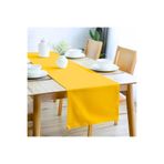 Bc Home Sarı Runner 40 x 140 cm Yumuşak Tuşeli ,Kadife Görünümlü, Bohem, İskandinav, Yılbaşı