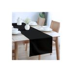 Bc Home Siyah Runner 40 x 140 cm Yumuşak Tuşeli ,Kadife Görünümlü, Bohem, İskandinav, Yılbaşı