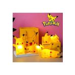 BC Pokemn Pikachuu LED Işıklı Karakter Mod Gece Lambası Çocuk Odası Süsü Doğum Günü Hediyesi